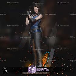 Jill Valentine 1-6 Scale Sculptures 3D Printing