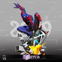 Spiderman 2099 Black Suit Sculptures 3D Printing