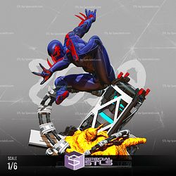 Spiderman 2099 Black Suit Sculptures 3D Printing