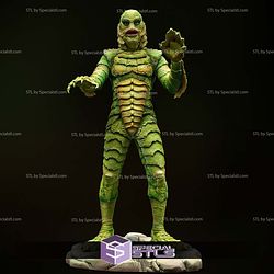 The Creature Black Lagoon Standalone Sculptures 3D Printing