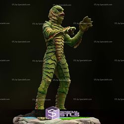 The Creature Black Lagoon Standalone Sculptures 3D Printing