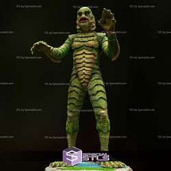 The Creature Black Lagoon Standalone Sculptures 3D Printing