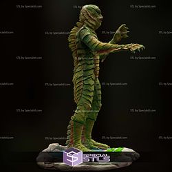 The Creature Black Lagoon Standalone Sculptures 3D Printing