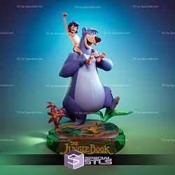 The Jungle Book Disney Sculptures 3D Printing