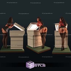 Tifa Secretary Sculptures 3D Printing