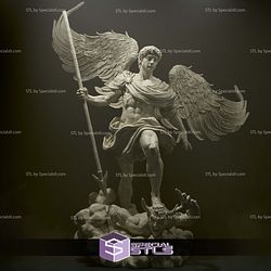 Archangel Michael Sculptures 3D Printing