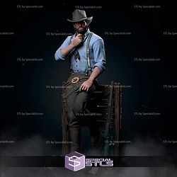 Arthur Morgan Waiting Sculptures 3D Printing