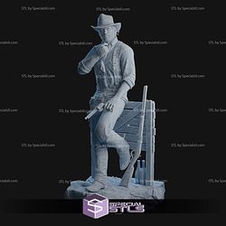 Arthur Morgan Waiting Sculptures 3D Printing