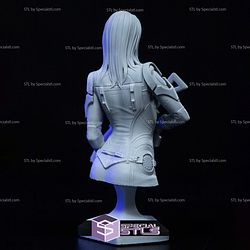 Ashley Williams Mass Effect Bust Sculptures 3D Printing