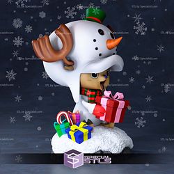 Christmas Chopper One Piece Sculptures 3D Printing