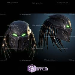 Cosplay STL Files Predator Spawn Helmet