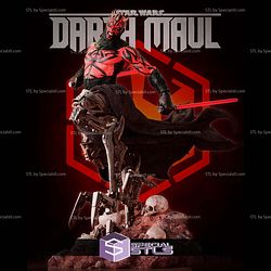 Darth Maul Reborn Sculptures 3D Printing