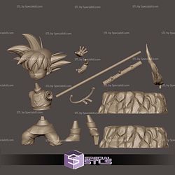 Goku Dragon Ball Daima V2 Sculptures 3D Printing