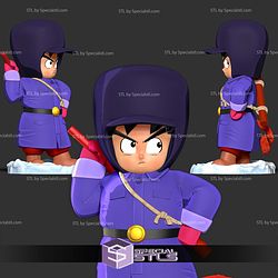 Kid Goku Winter Sculptures 3D Printing