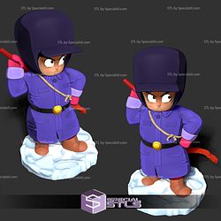 Kid Goku Winter Sculptures 3D Printing