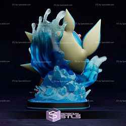 Lorelei and Lapras Pokemon Sculptures 3D Printing