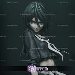 Rukia Bleach Modern Sculptures 3D Printing