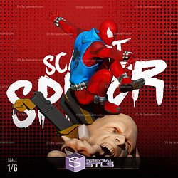 Scarlet Spider Sandman Head Sculptures 3D Printing