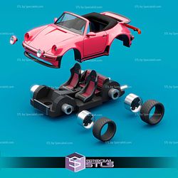 Singer 930 Porsche 911 Sculptures 3D Printing