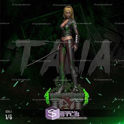 Talia al Ghul Scale 1-6 Sculptures 3D Printing