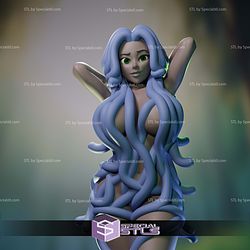 Tangela Pokemon Humanization Sculptures 3D Printing