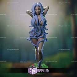 Tangela Pokemon Humanization Sculptures 3D Printing