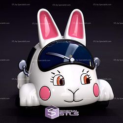 Boss Rabbit Car Sculptures 3D Printing