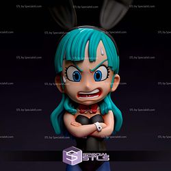 Bunny Bulma Chibi Sculptures 3D Printing