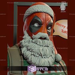 Deadpool Christmas Sculptures 3D Printing