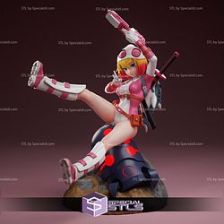 Gwenpool Anime Style Sculptures 3D Printing