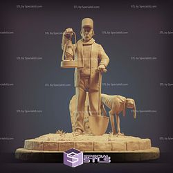 Silas the Caretaker Haunted Mansion Sculptures 3D Printing