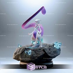 Super Basic Pokemon STL - Mewtwo Celestial Cave