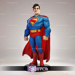 Superman Toon Sculptures 3D Printing