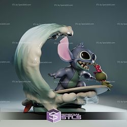 Stitch and Scrump Sufring Sculptures 3D Printing