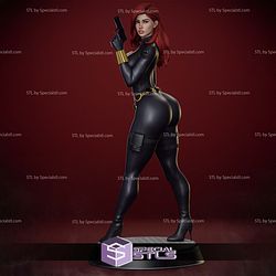 Black Widow Thicc 1-6 Sculptures 3D Printing