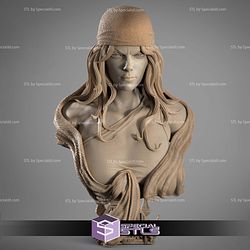 Elektra Portrait Bust Sculptures 3D Printing