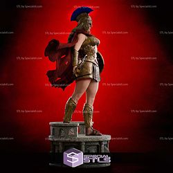 Super Girl Gladiator Sculptures 3D Printing