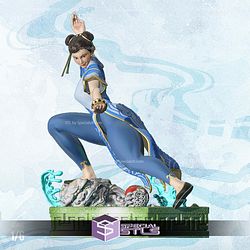 Chun Li Kung Fu Sculptures 3D Printing