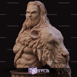 Heracles Bust Sculptures 3D Printing