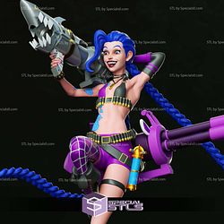 Jinx Bomb Jump Sculptures 3D Printing