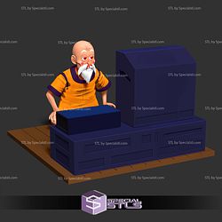 Master Roshi Sexy TV Sculptures 3D Printing