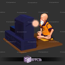 Master Roshi Sexy TV Sculptures 3D Printing