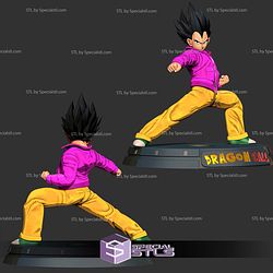 Vegeta Casual Kungfu Sculptures 3D Printing