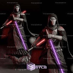 Darth Revan Old Republic Sculptures 3D Printing