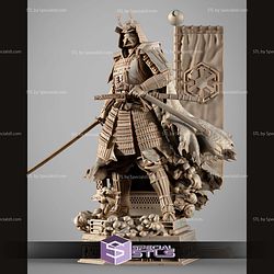 Darth Vader Samurai 1-6 Sculptures 3D Printing