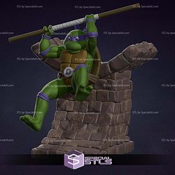 Donatello TMNT Cartoon Sculptures 3D Printing