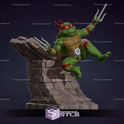 Raphael TMNT Cartoon Sculptures 3D Printing