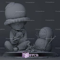 Trafalgar Law Snow Sculptures 3D Printing