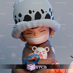 Trafalgar Law Snow Sculptures 3D Printing