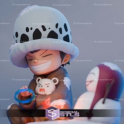 Trafalgar Law Snow Sculptures 3D Printing